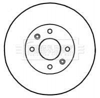 Гальмівний диск BORG & BECK BBD4818