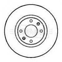 Гальмівний диск BORG & BECK BBD4246