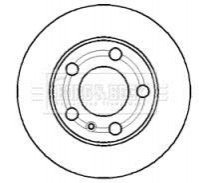 Гальмівний диск BORG & BECK BBD4369