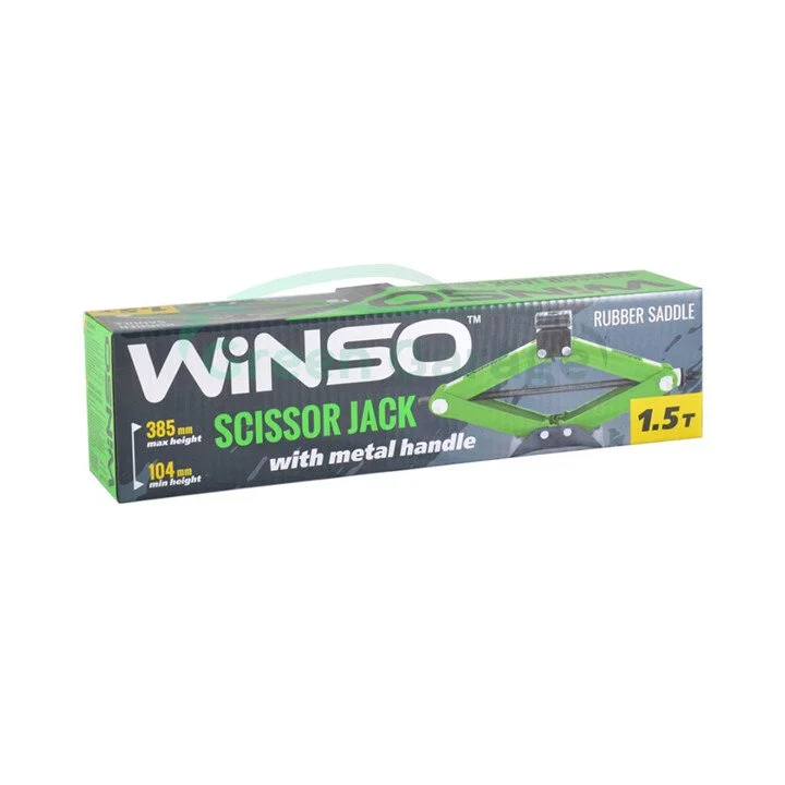 Домкрат ромбовий, 1,5т.,гумова подушка WINSO 121510 (фото 1)