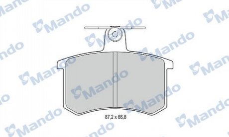 Гальмівні колодки до дисків MANDO MBF015365