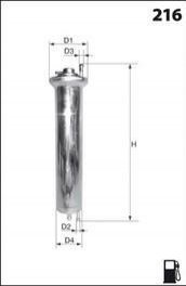 Фільтр палива MECAFILTER ELE6066
