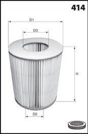 Фільтр повітряний MECAFILTER EL3955