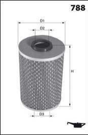 Фільтр оливи (аналогWL7229/OX159D) MECAFILTER ELH4284