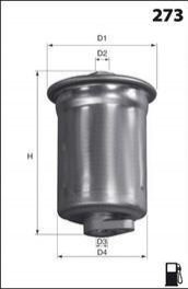 Фільтр палива MECAFILTER ELE6035