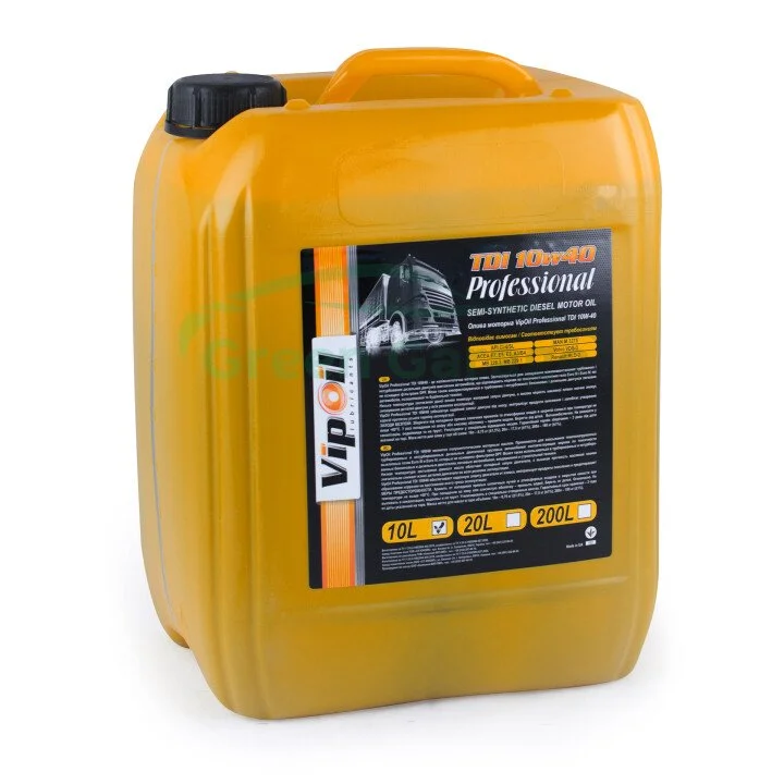 VipOil Professional TDI 10W-40 CI-4/SL, 10L VIPOIL 0162840 (фото 1)