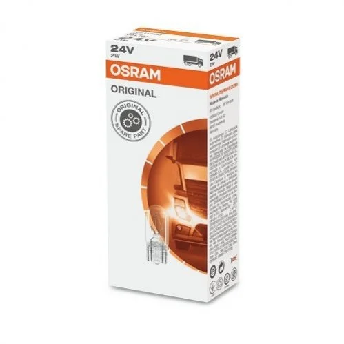 ЛАМПА 24V W2,1X9,5D 2W ORIGINAL OSRAM 2840 (фото 1)