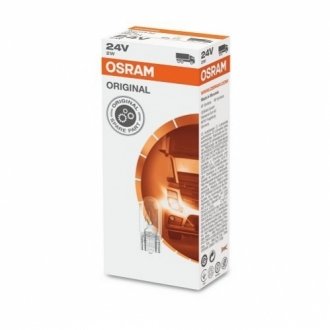 ЛАМПА 24V W2,1X9,5D 2W ORIGINAL OSRAM 2840