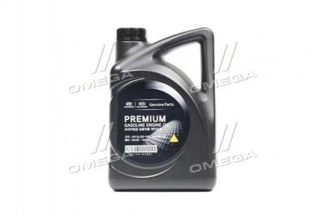 Масло моторн. Hyundai/Kia Premium Gasoline 5W-20 API SL, ILSAC GF-3, 05100-00421 (Канистра 4л) Hyundai/Kia/Mobis 0510000421