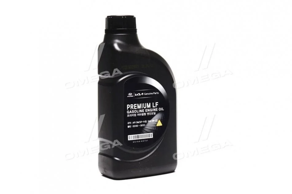 Масло моторн. Hyundai/Kia Premium Gasoline LF 5W-20 SM/GF-4 05100-00151 (Канистра 1л) Hyundai/Kia/Mobis 0510000151 (фото 1)