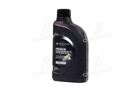 Масло моторн. Hyundai/Kia Premium Gasoline 5W-20 API SL, ILSAC GF-3, 05100-00121 (Канистра 1л) Hyundai/Kia/Mobis 0510000121