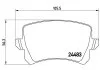 Комплект гальмівних колодок з 4 шт. дисків BREMBO P85109X (фото 2)