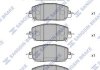 Комплект гальмівних колодок з 4 шт. дисків Hi-Q (SANGSIN) SP4176 (фото 1)