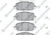 Комплект гальмівних колодок з 4 шт. дисків Hi-Q (SANGSIN) SP4176 (фото 1)