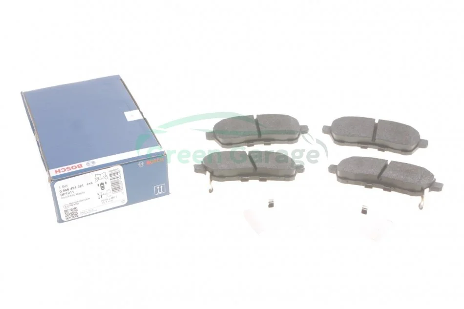 КОМПЛ НАКЛ ДЛЯ ТОРМКОЛОДОК BOSCH 0986494321 (фото 1)