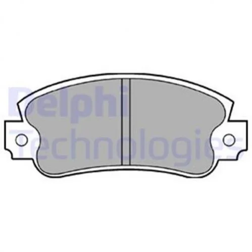 Комплект гальмівних колодок з 4 шт. дисків DELPHI LP353 (фото 1)
