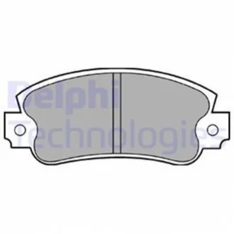 Комплект гальмівних колодок з 4 шт. дисків DELPHI LP353