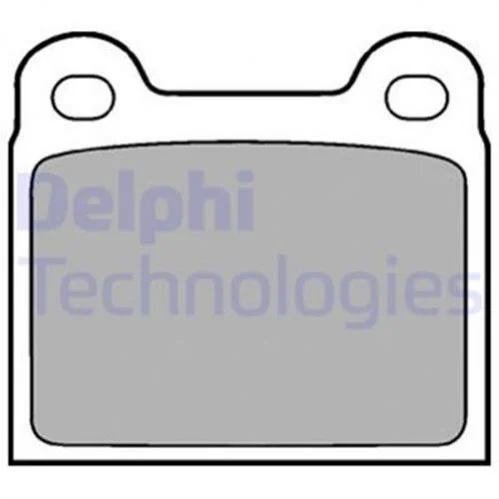 Комплект гальмівних колодок з 4 шт. дисків DELPHI LP18 (фото 1)