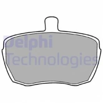 Комплект гальмівних колодок з 4 шт. дисків DELPHI LP41