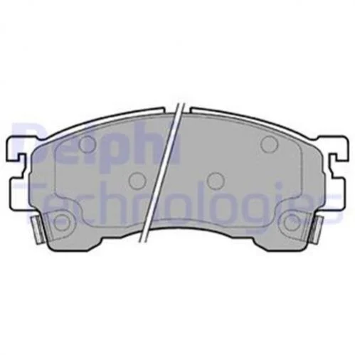 Комплект гальмівних колодок з 4 шт. дисків DELPHI LP801 (фото 1)