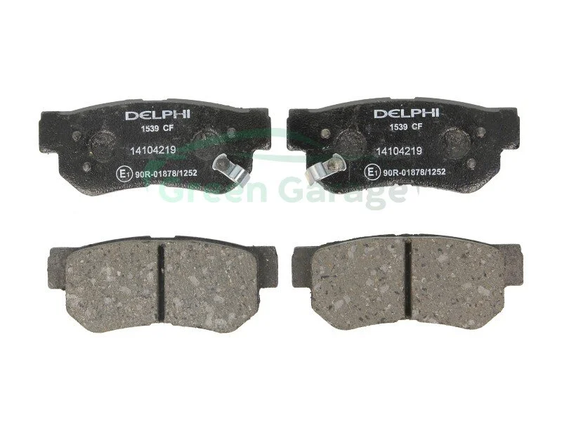Комплект гальмівних колодок з 4 шт. дисків DELPHI LP1539 (фото 1)