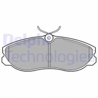 Комплект гальмівних колодок з 4 шт. дисків DELPHI LP847