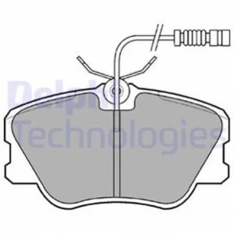 Комплект гальмівних колодок з 4 шт. дисків DELPHI LP608