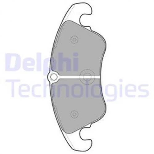Комплект гальмівних колодок з 4 шт. дисків DELPHI LP2077 (фото 1)