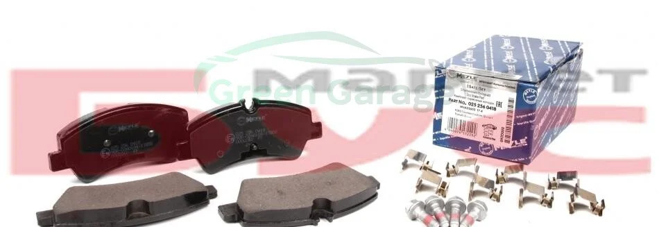 Комплект гальмівних колодок з 4 шт. дисків MEYLE 025 256 0418 (фото 1)
