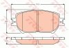 Комплект гальмівних колодок з 4 шт. дисків TRW GDB3628 (фото 2)