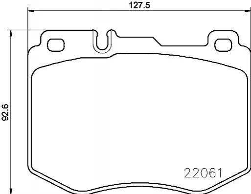 Комплект гальмівних колодок з 4 шт. дисків BREMBO P50120 (фото 1)