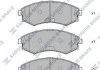 Комплект гальмівних колодок з 4 шт. дисків Hi-Q (SANGSIN) SP1054F (фото 1)