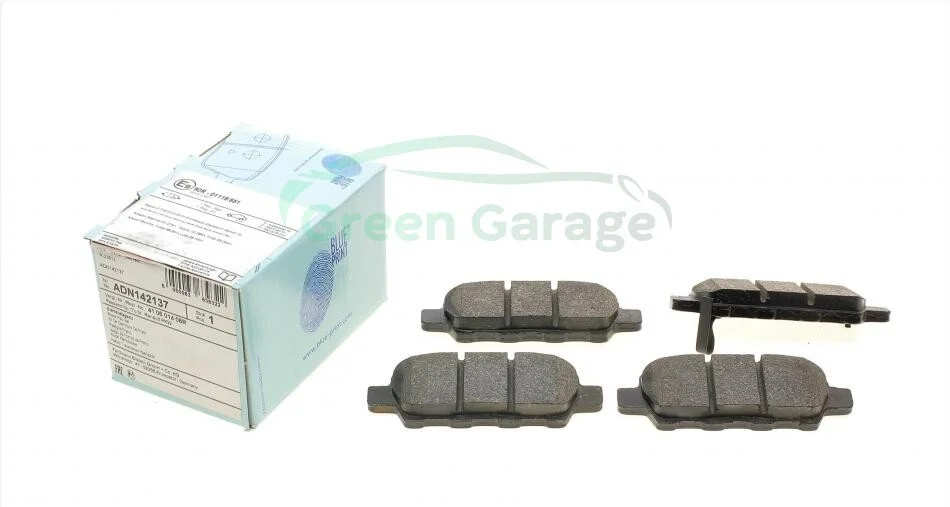 Колодки тормозные дисковые задние Nissan, Renault (пр-во Blue Print) BLUE PRINT ADN142137 (фото 1)