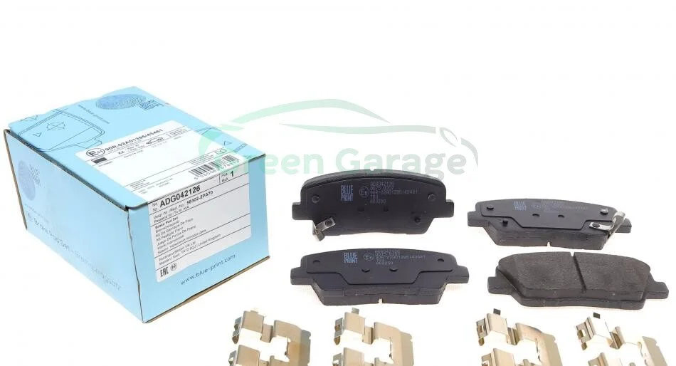 Колодки тормозные дисковые задние Hyundai, KIA (пр-во Blue Print) BLUE PRINT ADG042126 (фото 1)