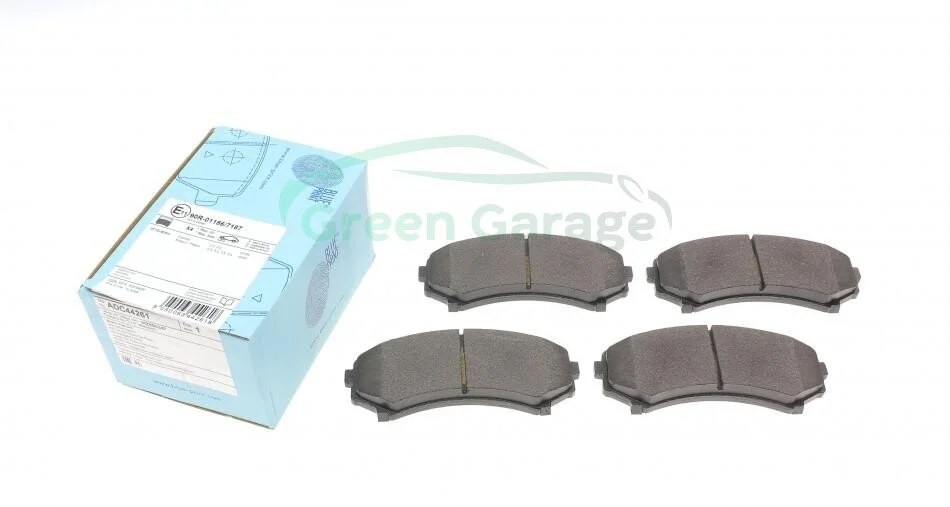 Колодки тормозные дисковые передние Mitsubishi (пр-во Blue Print) BLUE PRINT ADC44261 (фото 1)