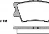Колодка торм. диск. TOYOTA CAMRY, RAV 4 задн. (пр-во) REMSA 1231.00 (фото 3)