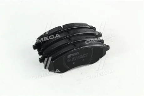 Колодка торм. диск. CHEVROLET AVEO передн. (пр-во) REMSA 0986.00