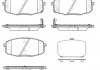 Колодка торм. диск. HYUNDAI i30, KIA CEE\'D передн. (пр-во) REMSA 1038.12 (фото 3)