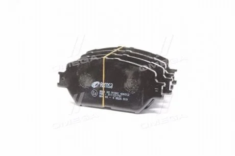 Колодка торм. диск. TOYOTA CAMRY, передн. (пр-во) REMSA 0884.00