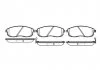 Колодка торм. диск. NISSAN MAXIMA QX 94-99 передн. (пр-во) REMSA 0293.12 (фото 3)