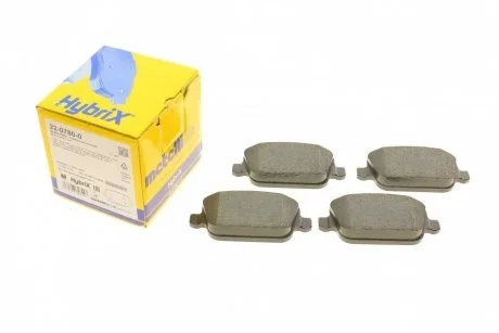 Комплект гальмівних колодок з 4 шт. дисків METELLI 2207800