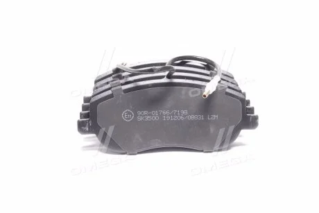 Колодка торм. диск. CITROEN C8, PEUGEOT 807 передн. (пр-во) LPR 05P831