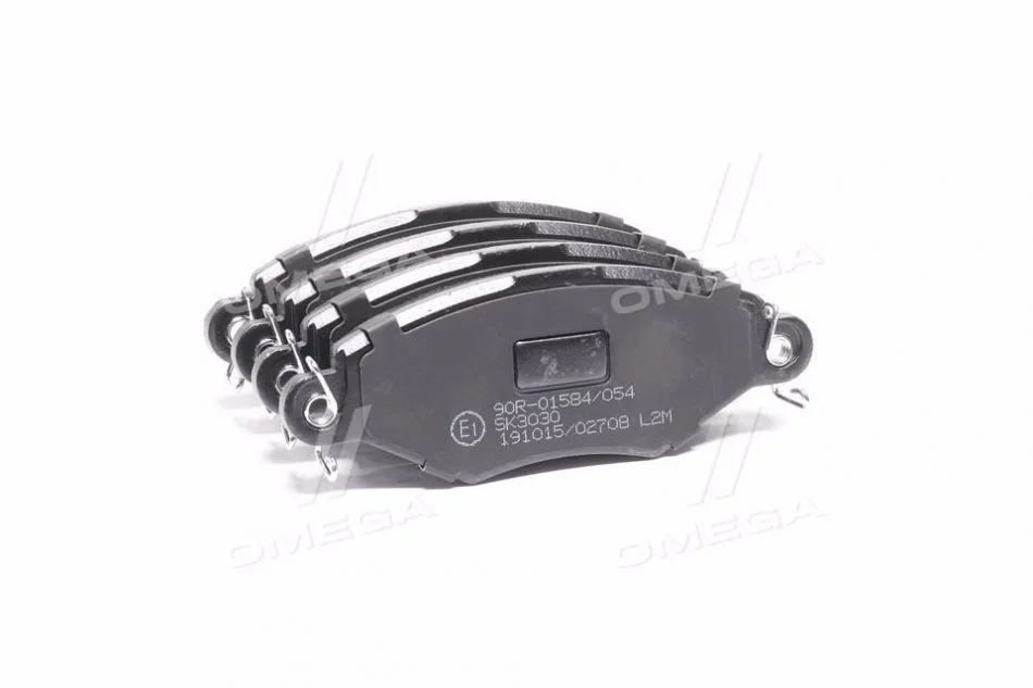 Колодка торм. диск. PEUGEOT 206 1.1I, 1.4I, 1.6I, 1.9D,TD 11.00- передн. (пр-во) LPR 05P708 (фото 1)