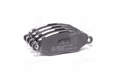 Колодка торм. диск. PEUGEOT 206 1.1I, 1.4I, 1.6I, 1.9D,TD 11.00- передн. (пр-во) LPR 05P708