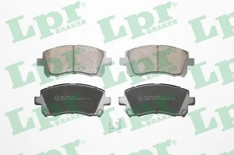 Комплект гальмівних колодок з 4 шт. дисків LPR 05P713