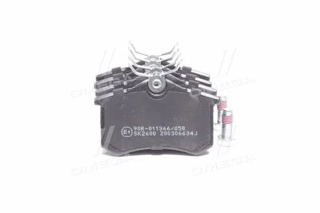 Колодка торм. диск. AUDI,CITROEN,FORD,PEUGEOT,RENAULT,SEAT,SKODA,VW задн. (пр-во) LPR 05P634