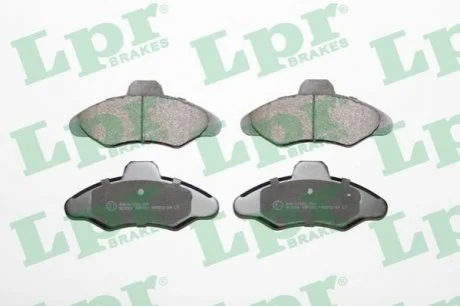 Комплект гальмівних колодок з 4 шт. дисків LPR 05P383