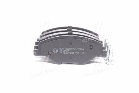 Колодка торм. диск. SKODA FABIA 1.2-1.6 2007-2014, VW POLO 1.6 2010- передн. (пр-во) LPR 05P1795