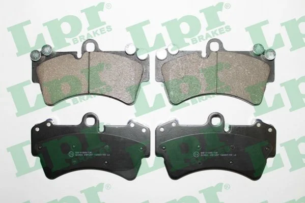 Комплект гальмівних колодок з 4 шт. дисків LPR 05P1257 (фото 1)