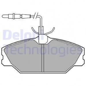 Комплект гальмівних колодок з 4 шт. дисків DELPHI LP788